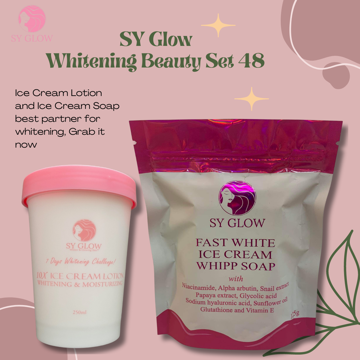 SY Glow Whitening Beauty Set 48