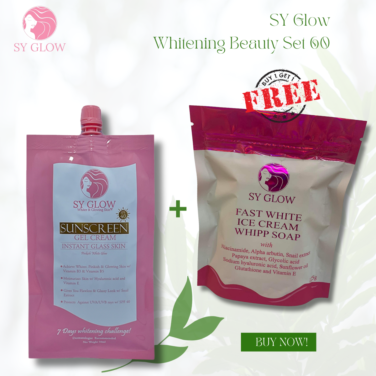 SY Glow Whitening Beauty Set 60