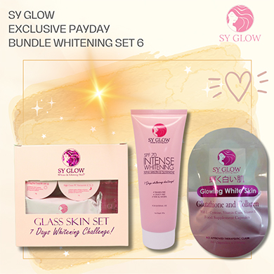 SY Glow Exclusive Payday Bundle Whitening Set 6