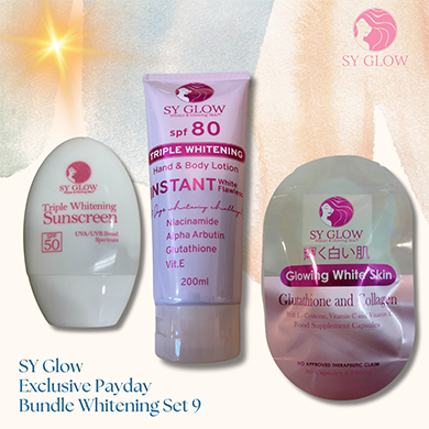 SY Glow Exclusive Payday Bundle Whitening Set 9